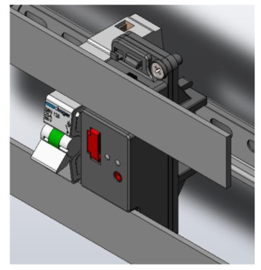 Sommer DIN-rail adapter voor SOMcom2.1 Art nr. 105406  (SE)