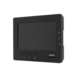 VIDEX  Monitor zwart 6K7 voor 6-dr videofoonkit Art nr. VPV675BL  (NE)
