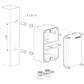 Powerbox: transfo-behuizing - ZILVER Art. nr. PB1ZILV prijs per Stuk(s) excl. BTW