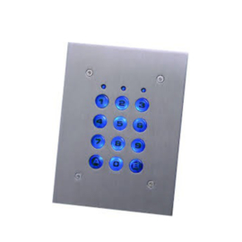 XPR codeKlavier inbouw, inox, plastic toetsen Art nr. COD4766  (NE)