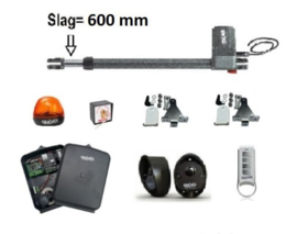 Quiko NEO 600 new 230v. rechter motor, professional. voor poorten met vleugels van 1,5 tot 7 meter en tot 1200kg.