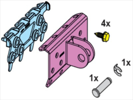 Sommer Sectionaaldeurbeslag type E Art nr. 105366 (SE)