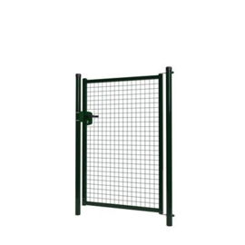 Enkele tuinpoortset met gaasvulling 1000x1500 - RAL6009 Art. nr. TPS6009100150S  prijs per Set excl. BTW