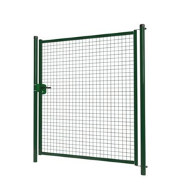 Enkele tuinpoortset met gaasvulling 1500x1800 - RAL6005 Art. nr. TPS6005150180S  prijs per Set excl. BTW