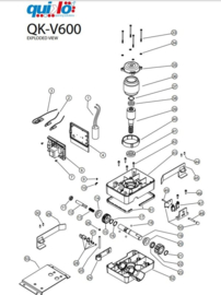 Quiko velos 600 onderdelen.  (QU)
