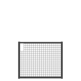 Tuinpoortvleugel 1200x1000 mm met gaasvulling - RAL7016 Art. nr. TPS7016120100 prijs per Stuk(s) excl. BTW