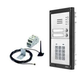 VIDEX  Audiokit GSM 4G inbouw met 2 beldrukkers en codeklavier Art nr. VPN520-4G