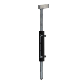 Locinox VSA-K-QF1BL-9005~~P00007817-9005 - Grondgrendel-quick fix-as in aluminium-zwart..  (ME)