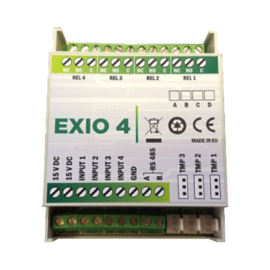 EXIO 4 uitbreidingsmodule voor CCT977, 4 Wiegand in en uit Art nr. CCT978N  (NE)