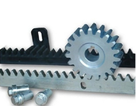 Stalen tandheugel 1 meter. Voor alle schuifpoort motoren. Module 4. (QU)