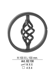 02.130~~TORS H 100X100 MM