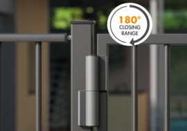 Locinox  TIGER-9005~~Art. nr. TIGERzwart   P00008665-9005 - Poortsluiter tiger (incl. puma)-zwart  (TH)