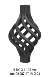 02.087~~TORS 190X105MM # 24MM