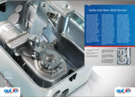 Quiko Sub Professional, ondergrondse poortopener set voor 2 vleugels tot 3 meter en tot 350kg .  Art.0700  (QU)