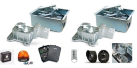 Quiko Sub Professional, ondergrondse poortopener set voor 2 vleugels tot 3 meter en tot 350kg .  Art.0700  (QU)