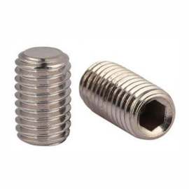 Stelschroef DIN913 / M6 x 8 mm RVS A2 Art. nr. SS913M6X8RVS prijs per Stuk(s) excl. BTW