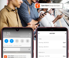 K-408 wofea, uniek type WIFI switch. met uw GSM uw poort / garagedeur openen en op uw GSM zien of de deur open of dicht is. Art. 4408  (QU)