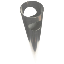 Plantsoenpaal Ø60,3x1,75x1400 mm met gat t.b.v. buis Ø42 mm - RAL7016 Art. nr. PR701660175140G prijs per Stuk(s) excl. BTW