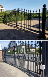 Quiko NEO 400 NEW 230v. linker motor, professional. voor poorten met vleugels van 1,5 tot 4 meter en tot 700kg.  (QU)