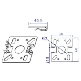 Muursteun plaatsbesparend voor Suno 35Sxx Art nr. 100398  (SE)