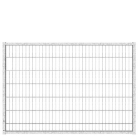 Tuinpoortvleugel 2000x1400 mm met dubbelstaafmatvulling - verzinkt Art. nr. TPTDMVV200140  prijs per Stuk(s) excl. BTW