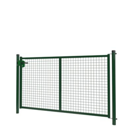 Enkele tuinpoortset met gaasvulling 2000x1250 - RAL6005 Art. nr. TPS6005200125S prijs per Set excl. BTW