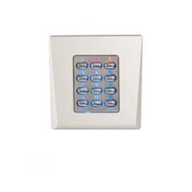 XPR DIN codeklavier, Lichtgrijs, 2 relais, 12-24Vdc Art nr. DIN044  (NE)