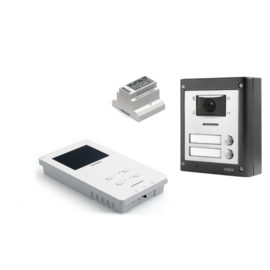 VIDEX  Videokit 6dr opbouw 2 beldrukkers 4k / 6K3 Art nr. VPK46361-2  (NE)