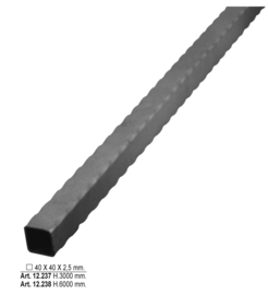 PM40X40~~L= 3000MM GEHAMERDE PROFIELBUIS