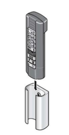 Zenderhouder zwart Telecody+/Courier/GIGAcom Art nr. 101944  (SE)