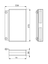 144GS 30mm~~17921 Tegenkast