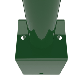 Staander Ø60 mm op L-voetplaat - 1600 mm - RAL6009 Art. nr. PRLV600960175160 prijs per Stuk(s) excl. BTW