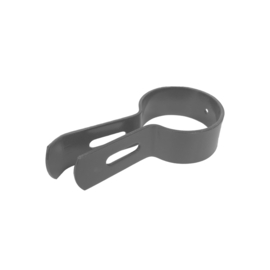 Langlip eindbeugel Ø 60 mm - elektrolytisch verzinkt en gecoat RAL7016 Art. nr. LLEBE701660 prijs per Stuk(s) excl. BTW