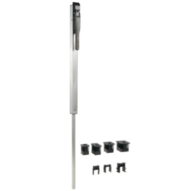 Locinox Inwendige grondgrendel SUBY - zwart RAL9005 Art. nr. SUBY9005  (TH)