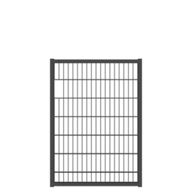 Tuinpoortvleugel 1000x1400 mm met dubbelstaafmatvulling - RAL7016 Art. nr. TPTDM7016100140 prijs per Stuk(s) excl. BTW