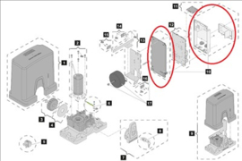 Sommer Behuizing voor besturing RUNner/RUNner+ Art nr. 104876 (SE)