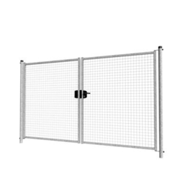 Dubbele tuinpoortset met gaasvulling 3000x1800 - verzinkt Art. nr. TPDVV300180S prijs per Set excl. BTW