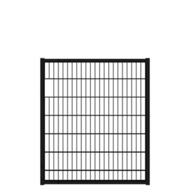Tuinpoortvleugel 1200x1400 mm met dubbelstaafmatvulling - RAL9005 Art. nr. TPTDM9005120140 prijs per Stuk(s) excl. BTW
