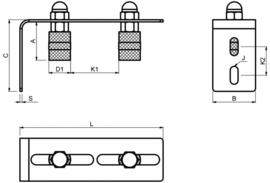 CAIS FRM 2 Tweerolsgeleider  (HO)
