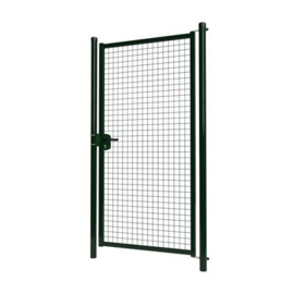 Enkele tuinpoortset met gaasvulling 1000x2000 - RAL6009 Art. nr. TPS6009100200S prijs per Set excl. BTW