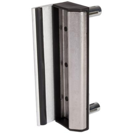 Slotvanger (RVS) voor vierkant profiel - slagplaat aluminium Art. nr. SAKLALUMQF2 prijs per Stuk(s) excl. BTW
