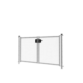 Dubbele tuinpoortset met gaasvulling 2000x1250 - verzinkt Art. nr. TPDVV200125S  prijs per Set excl. BTW