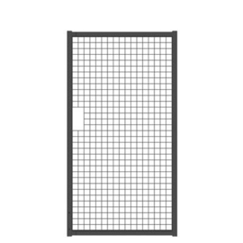 Tuinpoortvleugel 1000x1800 mm met gaasvulling - RAL7016 Art. nr. TPS7016100180 prijs per Stuk(s) excl. BTW