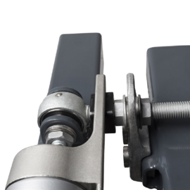 Gelagerde oogbout M16 en dwarsbout Ø14 mm voor 3D en 4D scharnieren (TH)