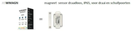 ditec HSWMAGN magneet sensor draadloos, IP65, voor draai en schuifpoorten  (HO)