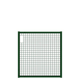 Tuinpoortvleugel 1200x1250 mm met gaasvulling - RAL6005 Art. nr. TPS6005120125 prijs per Stuk(s) excl. BTW