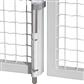 Opbouwgrondgrendel met verzinkte as - aluminium Art. nr. VSFKALUMQF1BL prijs per Stuk(s) excl. BTW