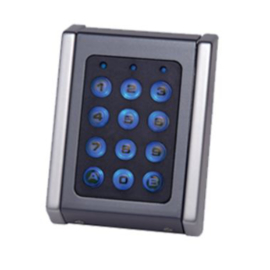 XPR codeKlavier en RFID lezer, opbouw, alu grijs, plastiek toetsen Art nr. COD4646  (NE)