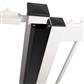 Uitvulprofiel voor magneetslot MAG2500 en MAGMAG2500 - aluminium en gecoat RAL9005 Art. nr. NLINEMAG25009005 prijs per Stuk(s) excl. BTW