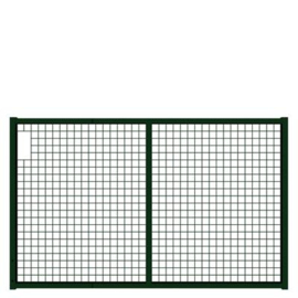 Tuinpoortvleugel 2000x1250 mm met gaasvulling - RAL6009 Art. nr. TPS6009200125 prijs per Stuk(s) excl. BTW